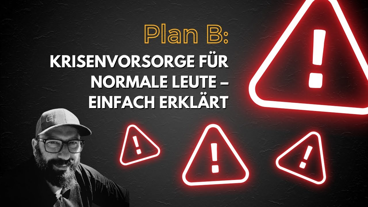 Krisenvorsorge für normale Leute – einfach erklärt
