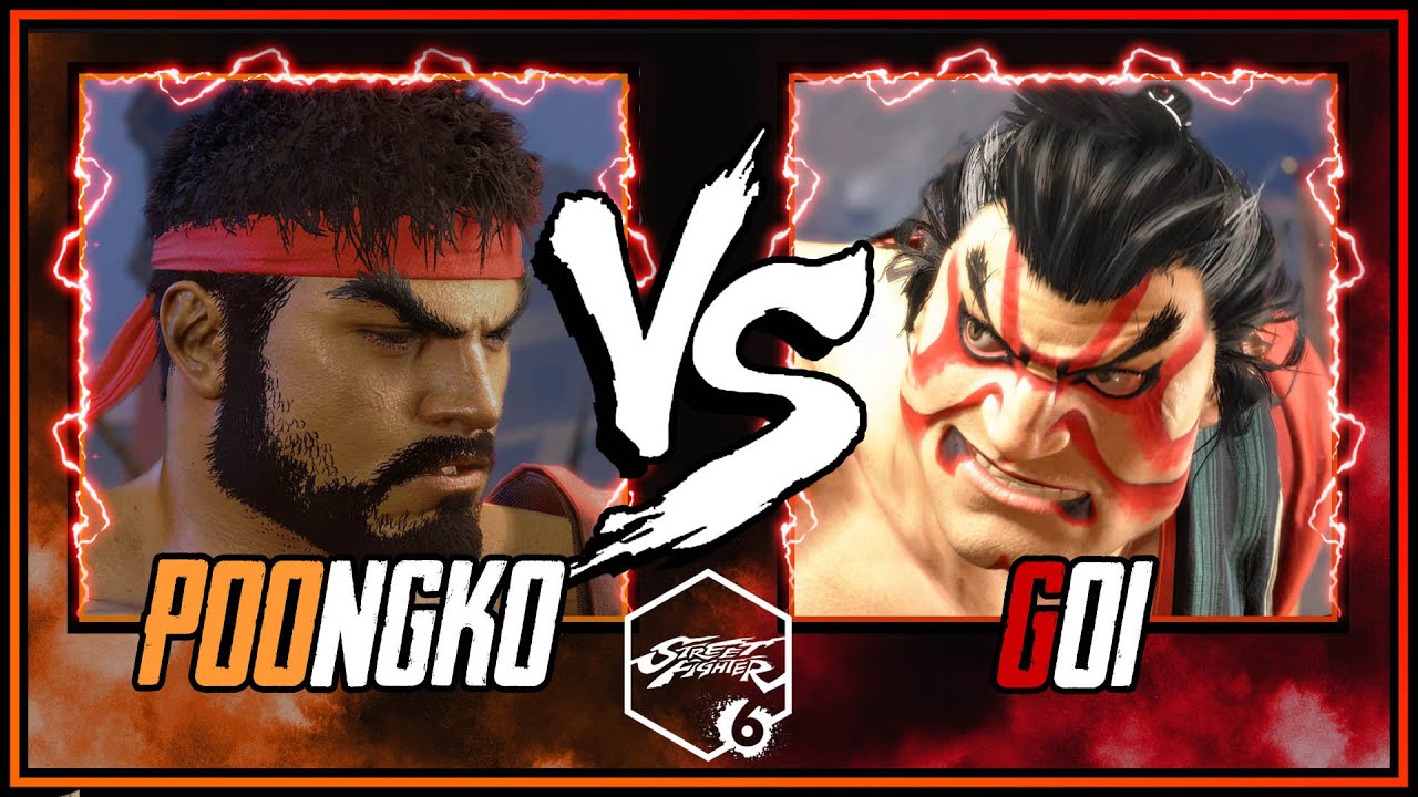 SF6 ➣ POONGKO ( RYU ) VS GO1 ( HONDA ) 4K ACTION