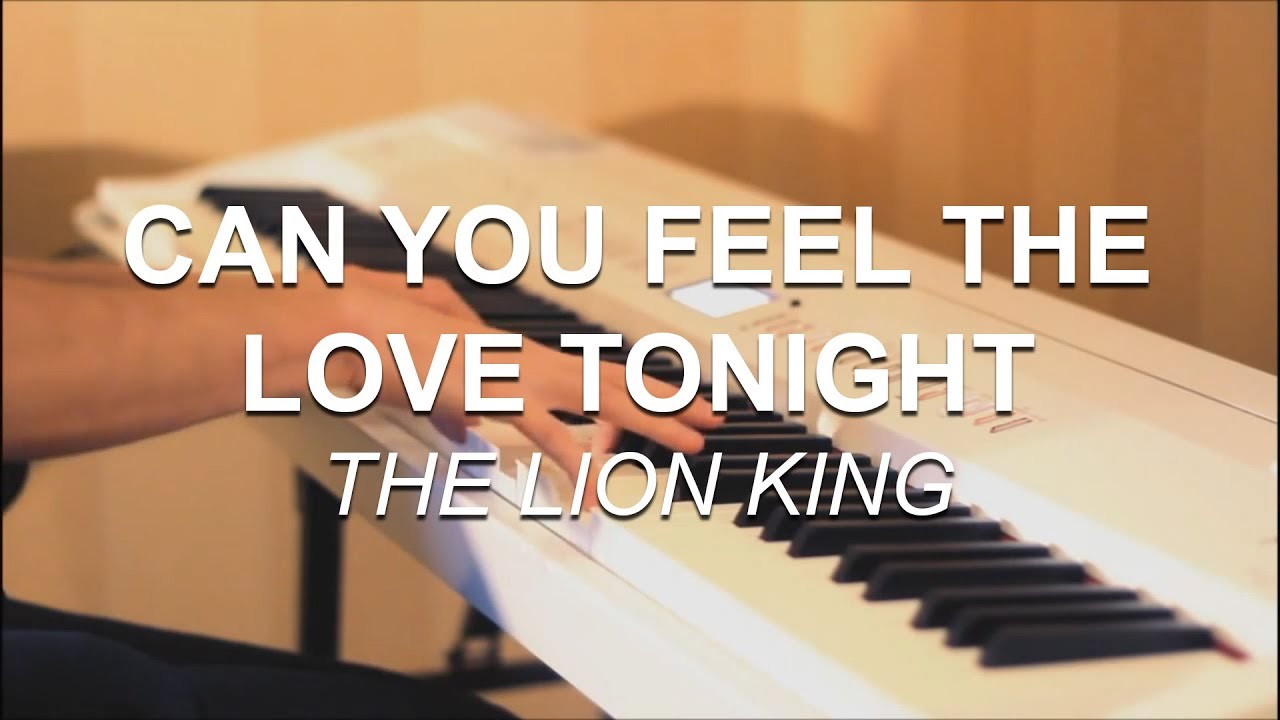 Joel Sandberg - Can You Feel the Love Tonight (The Lion King) Piano Cover + Sheet Music