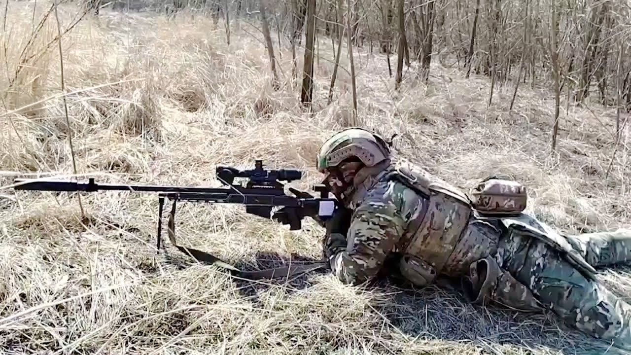 Spetsnaz Sniper Takes Down Two AFU Snipers