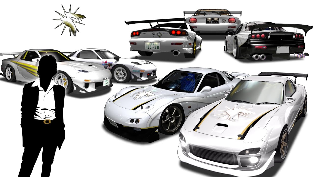 【白いカリスマ】全7作品のマシンと人物像を一気に紹介！［ドリスピ×首都高バトル］※本チャンネルリメイク動画［TXR White Charisma］