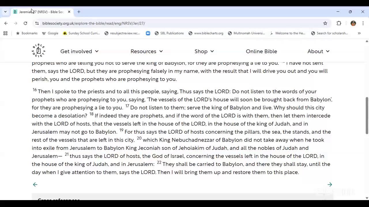 Lenten Bible Reading