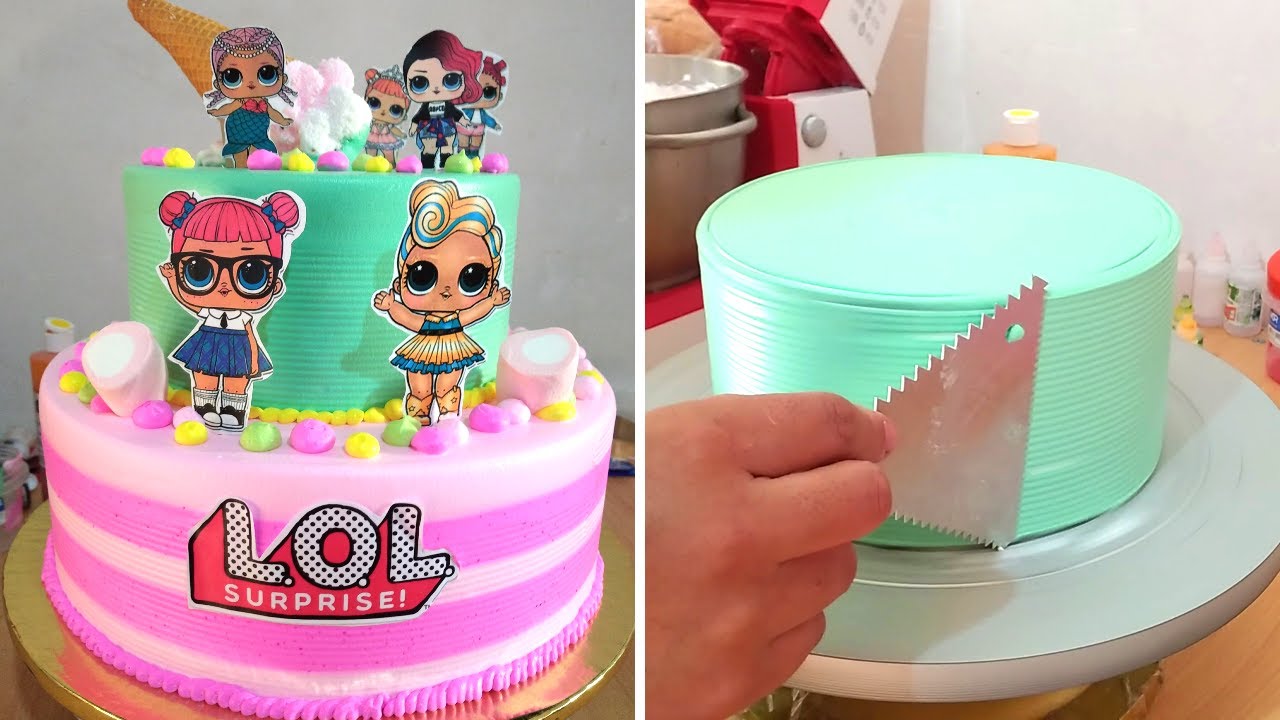 PASTEL DE LOL SURPRISE | como decorar una torta de lol para cumpleaños