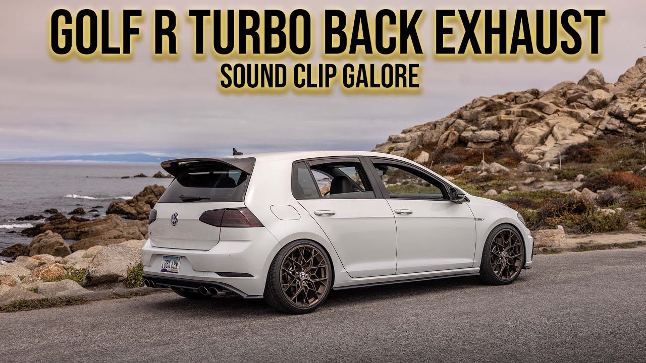 MK7.5 GOLF R | APR Exhaust and IE Downpipe Sound Clips and Install(ish)