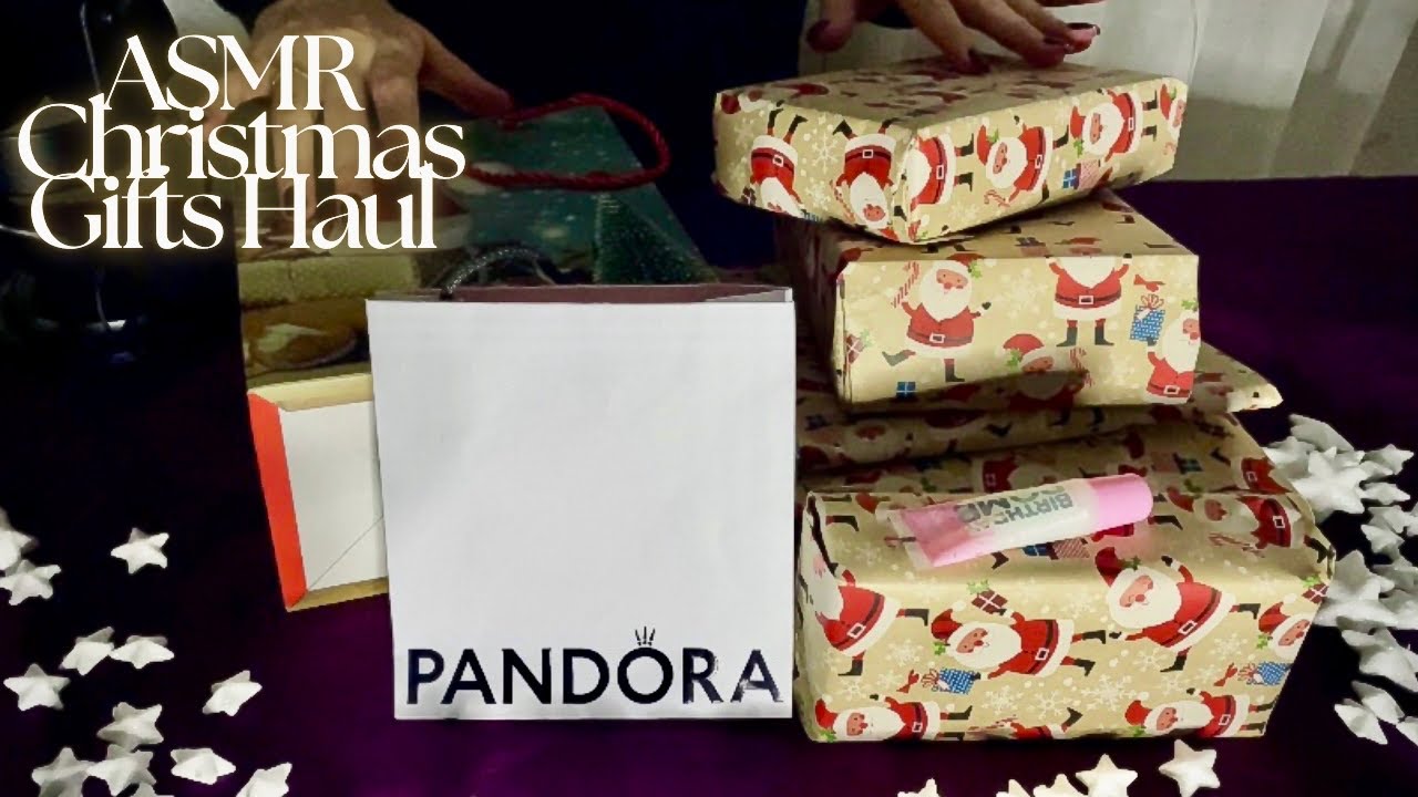 ASMR What I Got for Christmas 🎁 (whispered haul, paper, crinkles, tapping, scratching) 