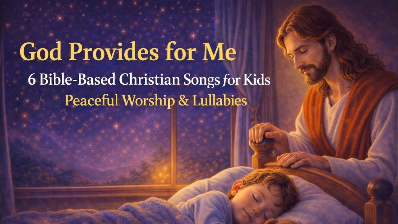 God Provides for Me | 6 Bible-Based Christian Songs for Kids | Peaceful Worship & Lullabies