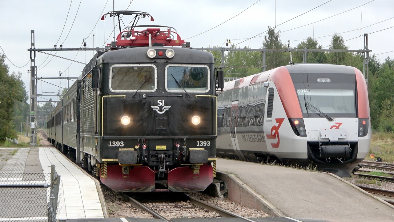 Rerouting of SJ trains in Virsbo