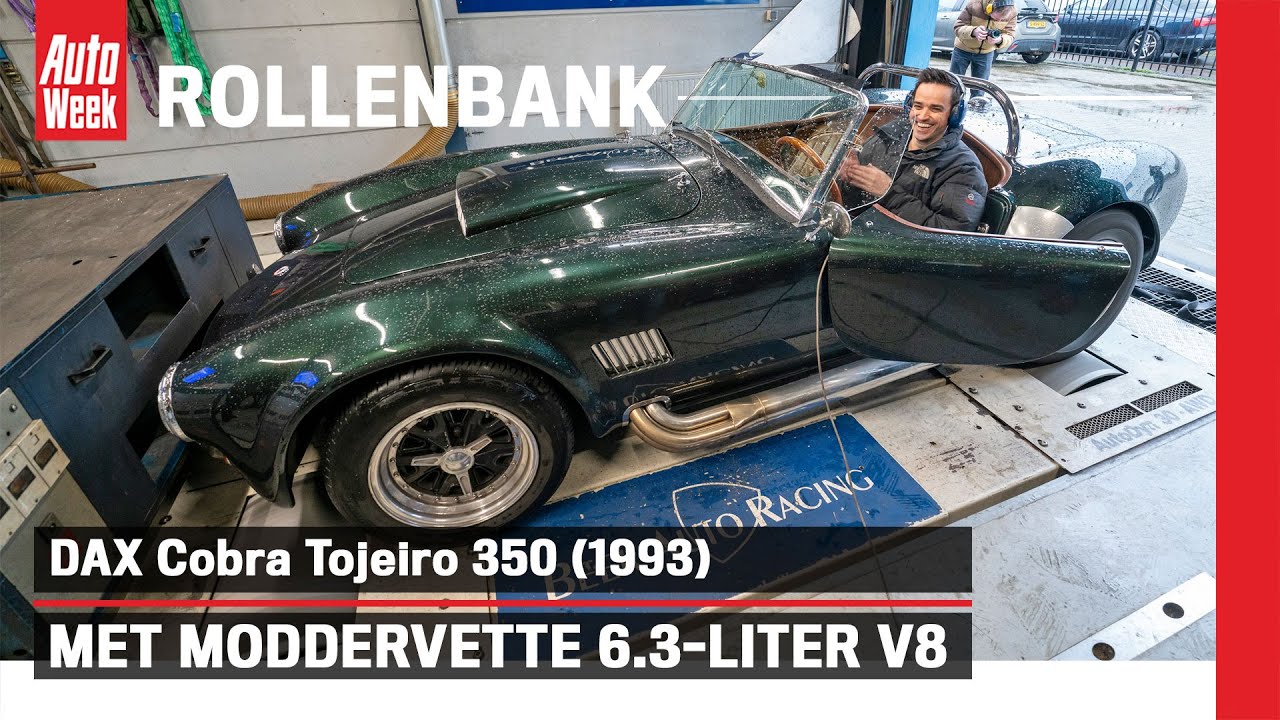 DAX Cobra Tojeiro 350 (1993) - Op de rollenbank