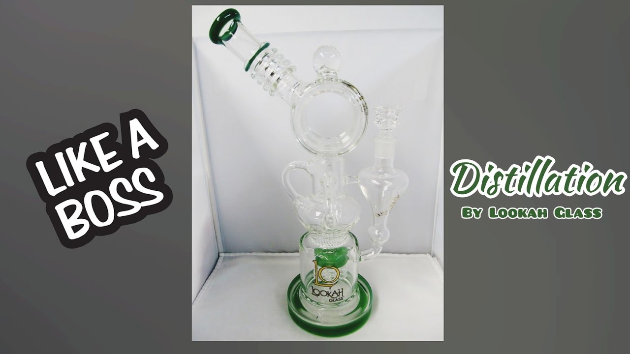 Christening my Distillation by Lookah Glass