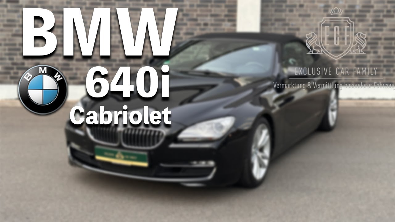 BMW 640i Cabriolet mit vielen Extras! - Jetzt bei uns!