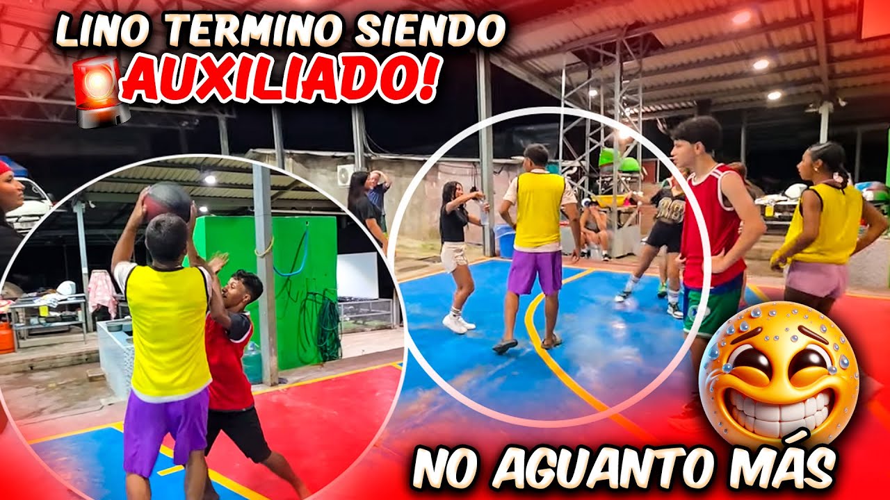 Gran enfrentamiento entre las estrellas Felipin y Lino. Quien sera el crack del basket?