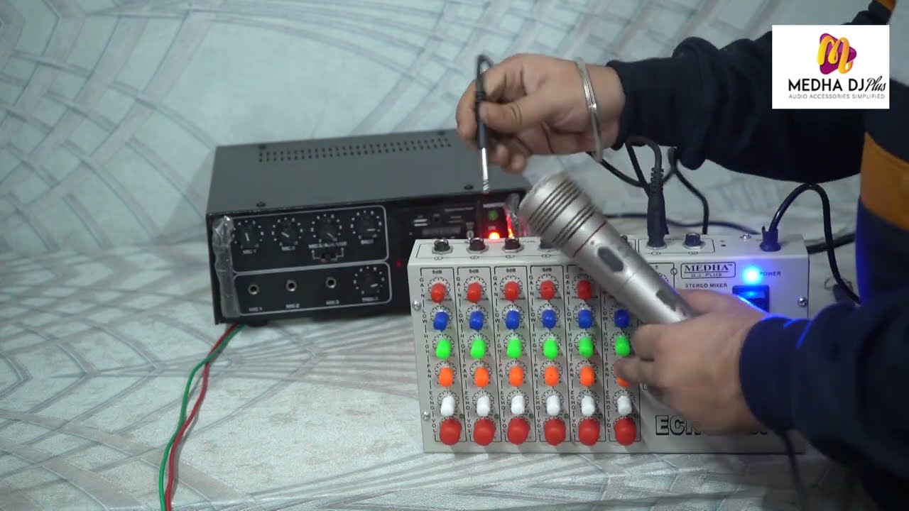 MEDHA D.J PLUS SM6 MIXER || MEDHA MIXER K FUNCTIONS SIKHE