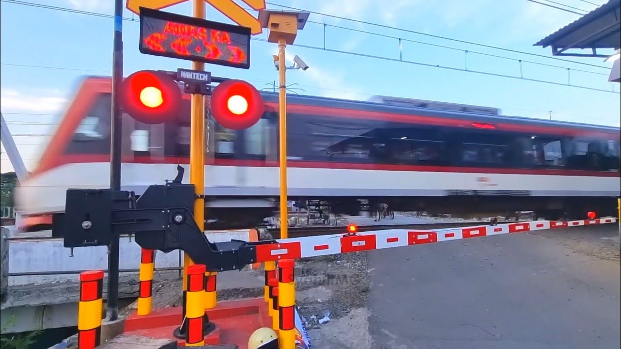 5 Perlintasan Kereta Api Baru di Jakarta | 2 Palang Minimalis | 3 Palang WANTECH VMS