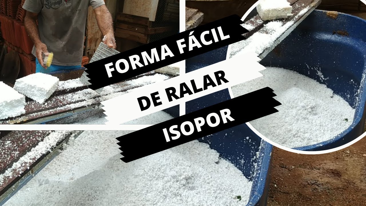 #mostrando #como ralar  #isopor de um jeito #facil vem conferir 👍