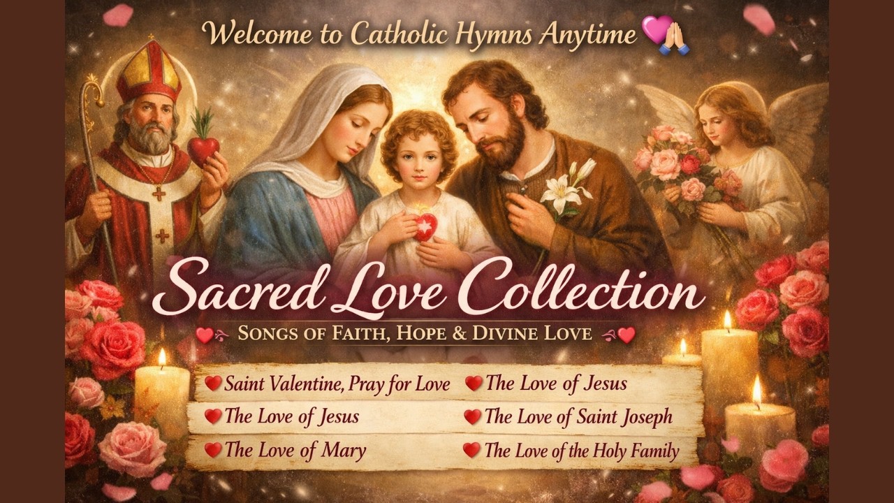 Saint Valentine’s Day Catholic Hymns 💗  Sacred Love Collection