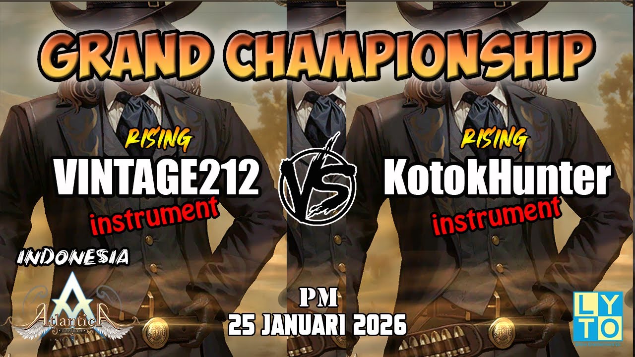 VINTAGE212 vs KotokHunter PM Grand Championship 25 Januari 2026 | Atlantica Rebirth Indonesia