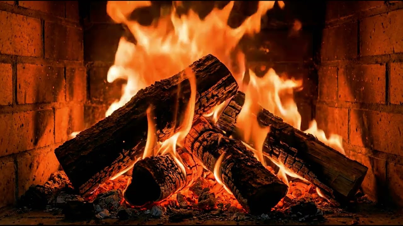 🔥 Лучший камин 4K (БЕЗ РЕКЛАМЫ) | 4 часа расслабляющего огня