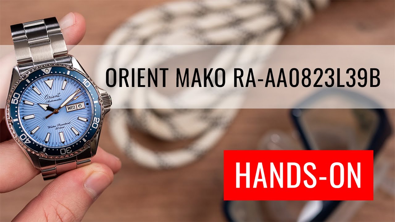 HANDS-ON: Orient Sports Mako Automatic RA-AA0823L39B 75th Anniversary Limited Edition 6000pcs