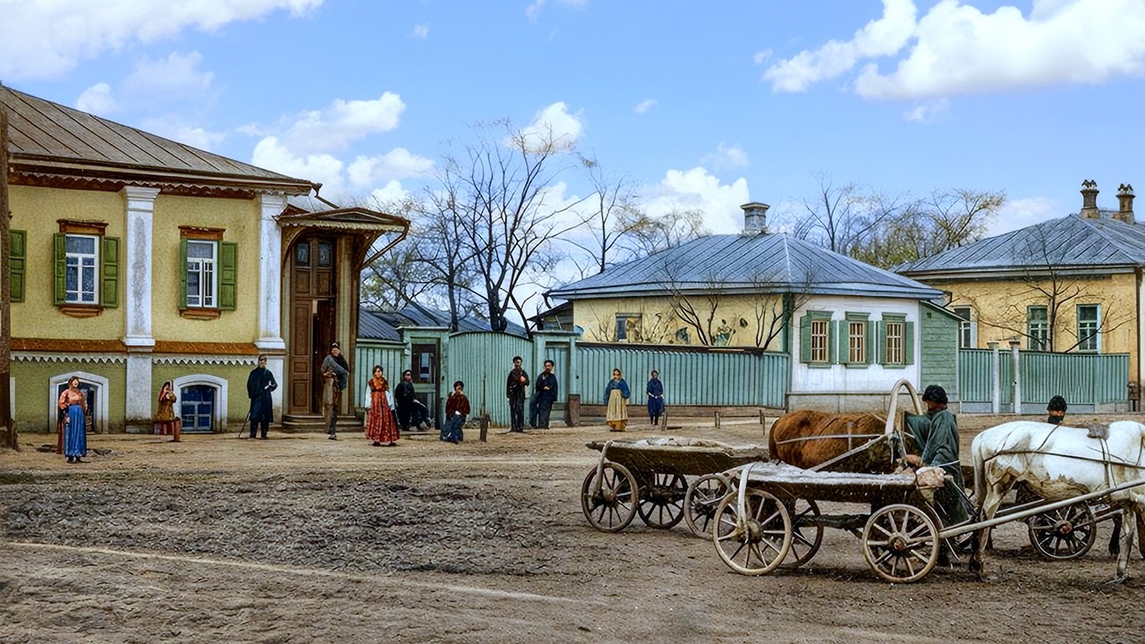 Конотоп XIX ст. Створено за допомогою ШІ / Konotop 19th century. Created with AI