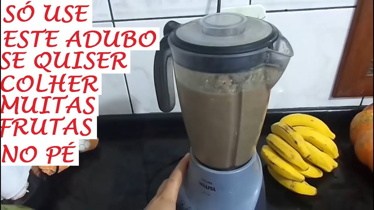 Só use esse Adubo se quiser  colher muitas frutas no pé!