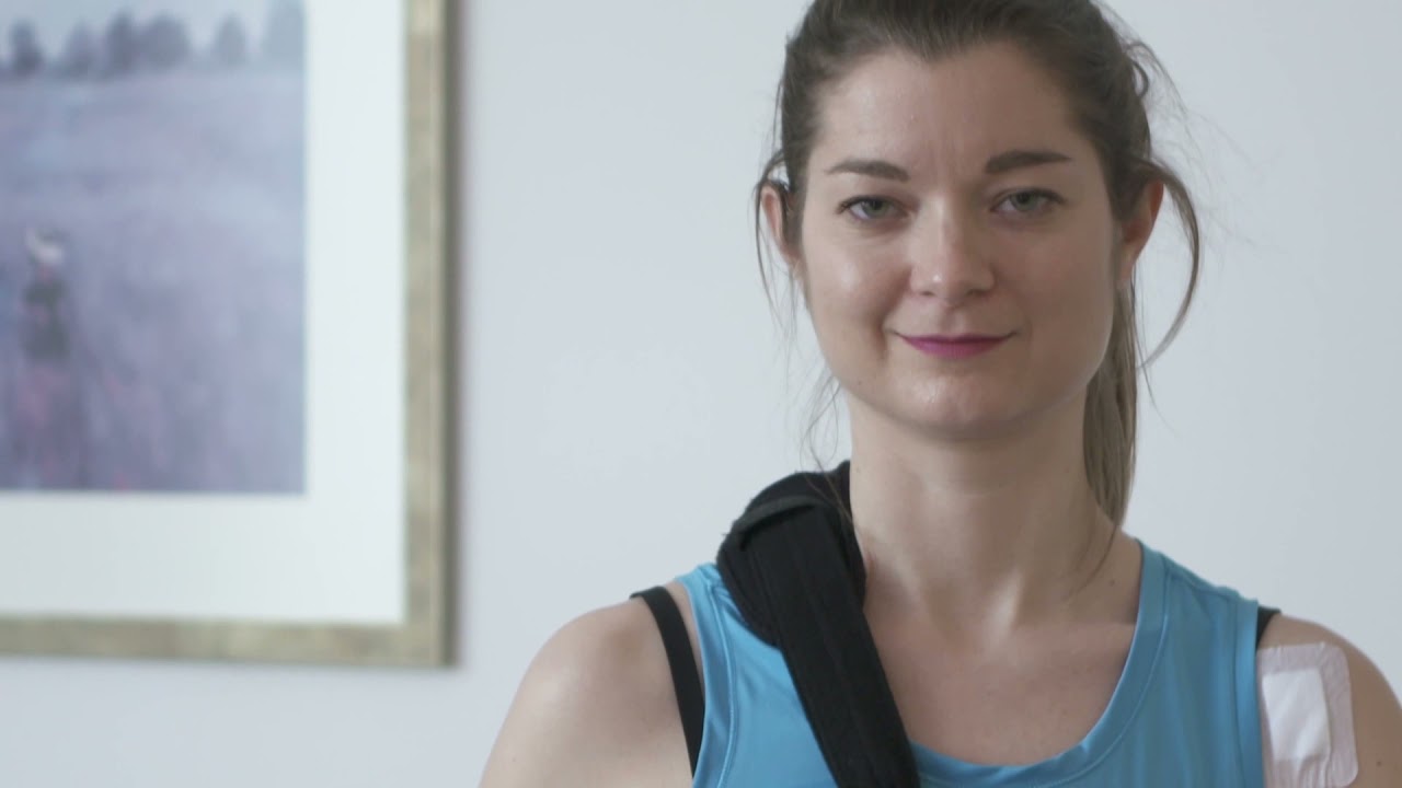 Physiotherapie und Ergotherapie nach Versorgung mit Abduktionspolster (Bandage)