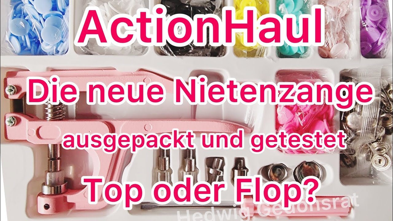ActionHaul ❤️ Nietenzange im Test 🤩 Hot oder Schrott 😎 Hedwig testet 🤩 Neu bei Action