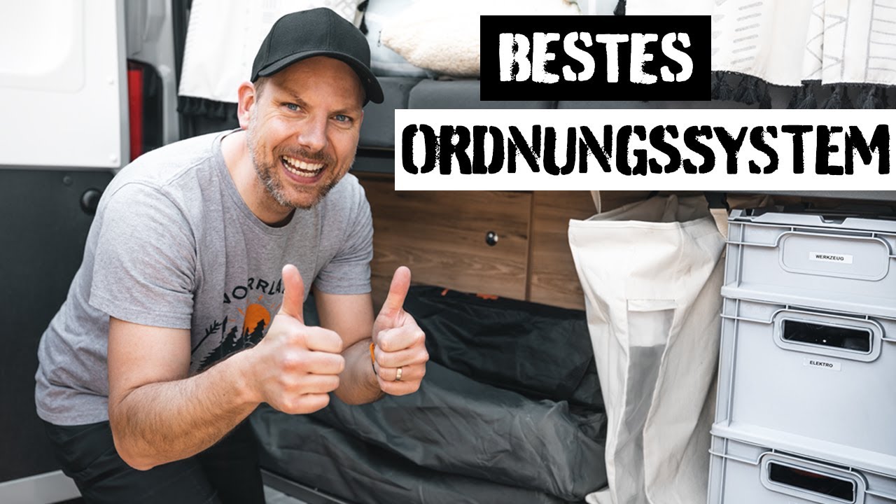 Nie wieder Unordnung im Camper! Ordnung in der Heckgarage