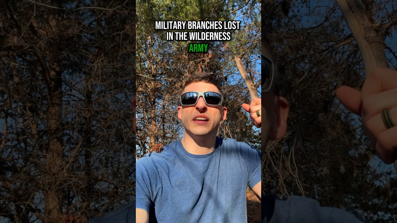 Military Branches Lost in the Woods