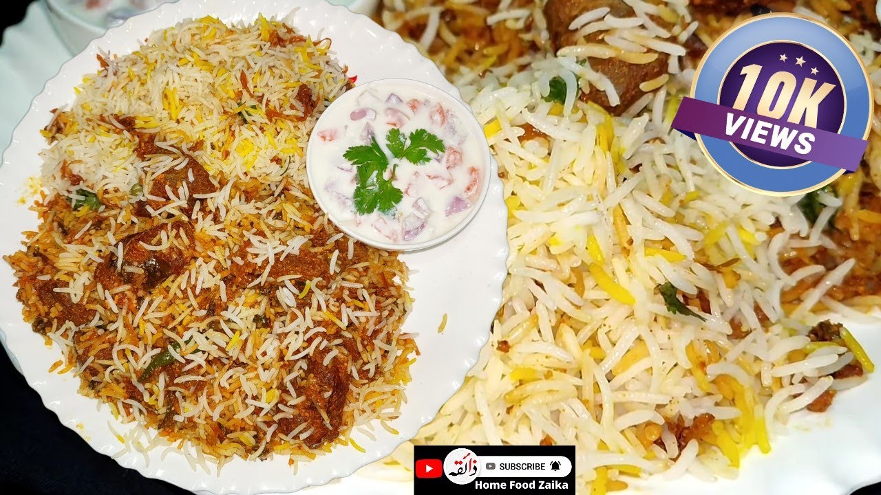 How To Make Restaurant Style | Mutton Tikka Biryani | मटन टिक्का बिरयानि | Home Food Zaika