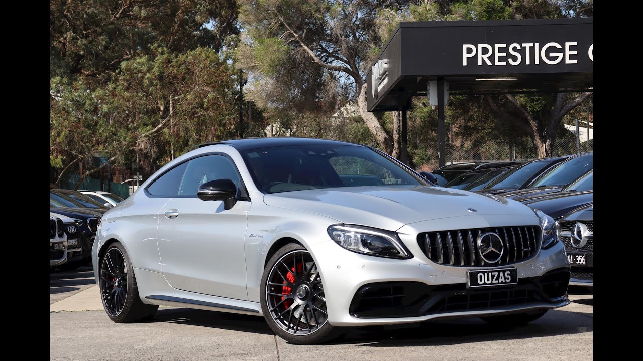 | 2021 Mercedes-Benz | C63 AMG S | 4WD Coupe | Silver | Walk Around @MaxOuzasPrestigeCars