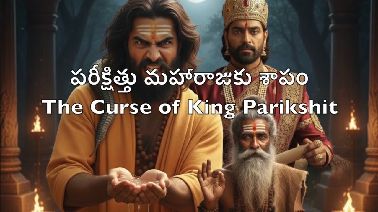 మహాభారతం - పరీక్షిత్తు మహారాజుకు శాపం Mahabharatha - The Curse of King Parikshit