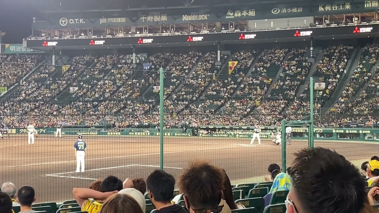 ヤクルト村上宗隆　甲子園三打席連続ホームラン　2022.07.31