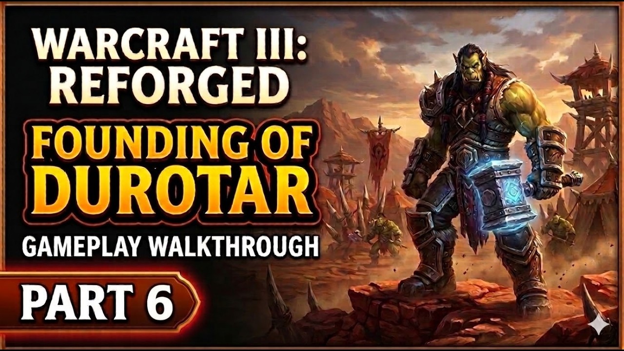 Warcraft 3 Reforged Gameplay Walkthrough - Bonus - Founding of Durotar - Part 6 1440p 60fps