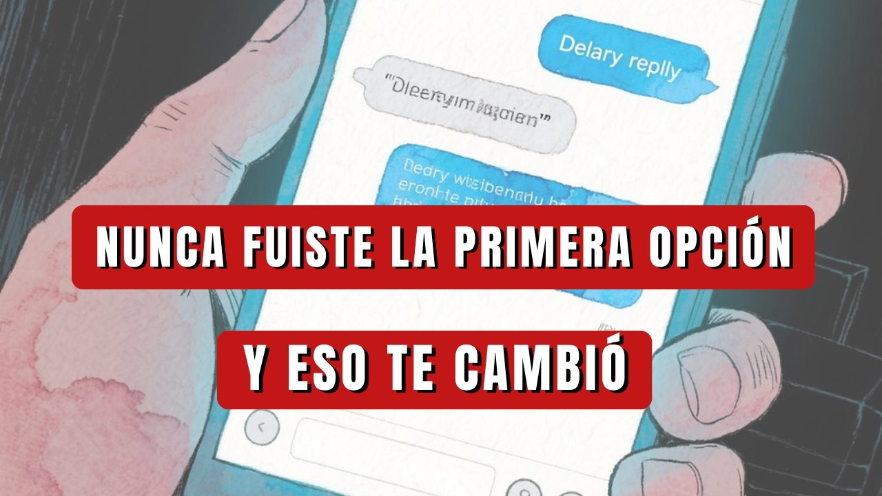 NUNCA FUISTE LA PRIMERA OPCIÓN