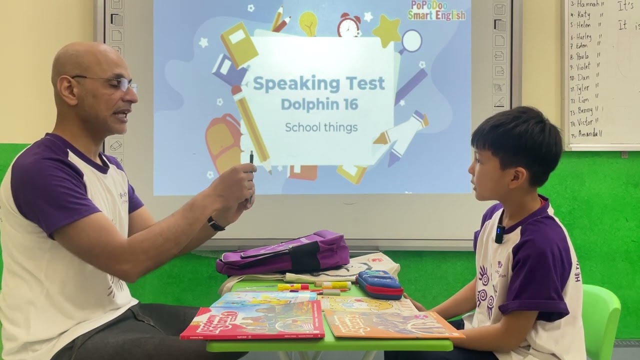 Dan_TX.Dolphin 16_Speaking Test Unit 2 Level 1