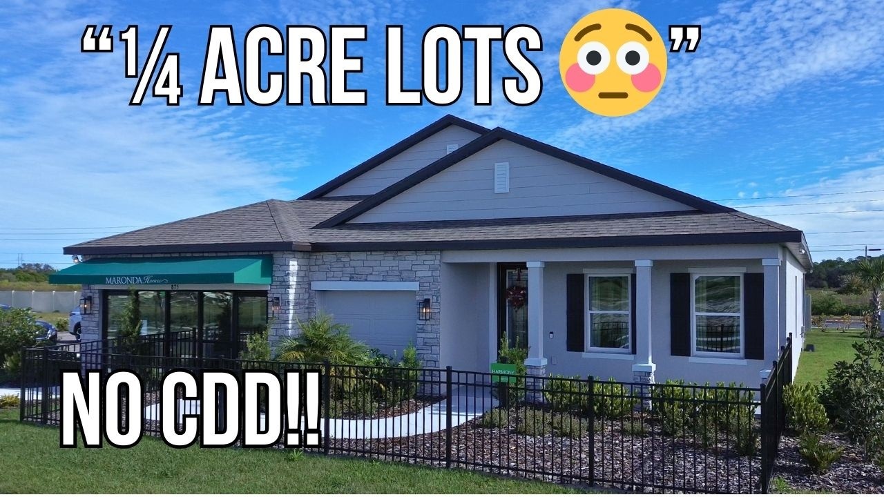 New Construction With ¼-Acre Lots? Harmony Model at Applewood Reserve