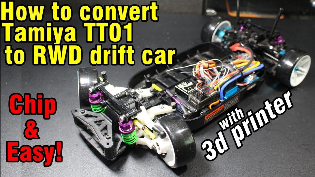 How to convert TT01 to RWD drift car-stage1(TT01 후륜드리프트카 개조)
