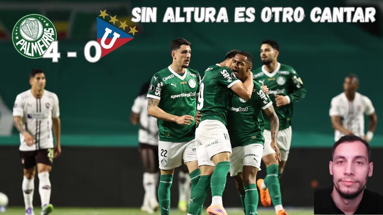 COPA LIBERTADORES: PALMEIRAS 4 LIGA DE QUITO 0. ANALISIS Y OPINIÓN.