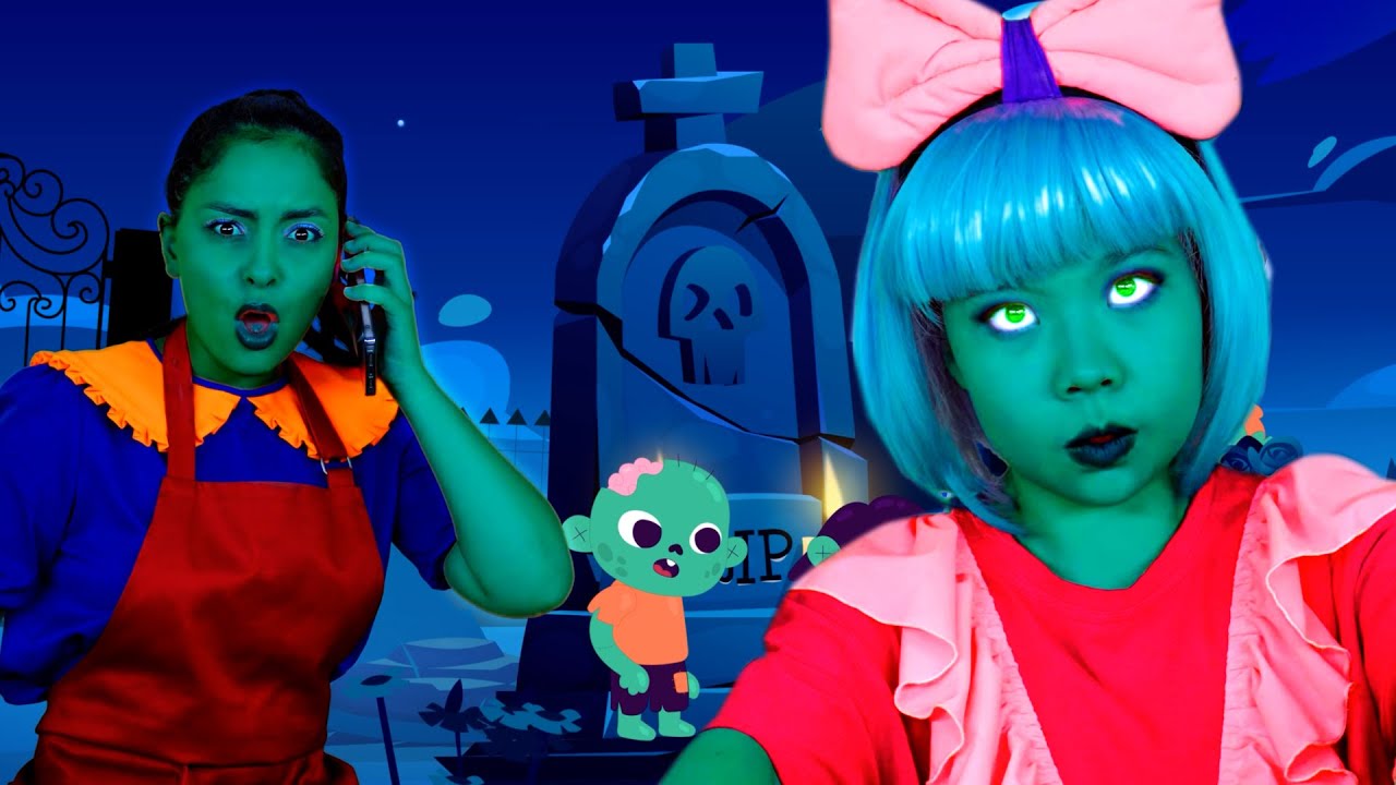 Five Little Zombies Jumping On The Bed🧟& More Best Songs| Kids Funny Songs