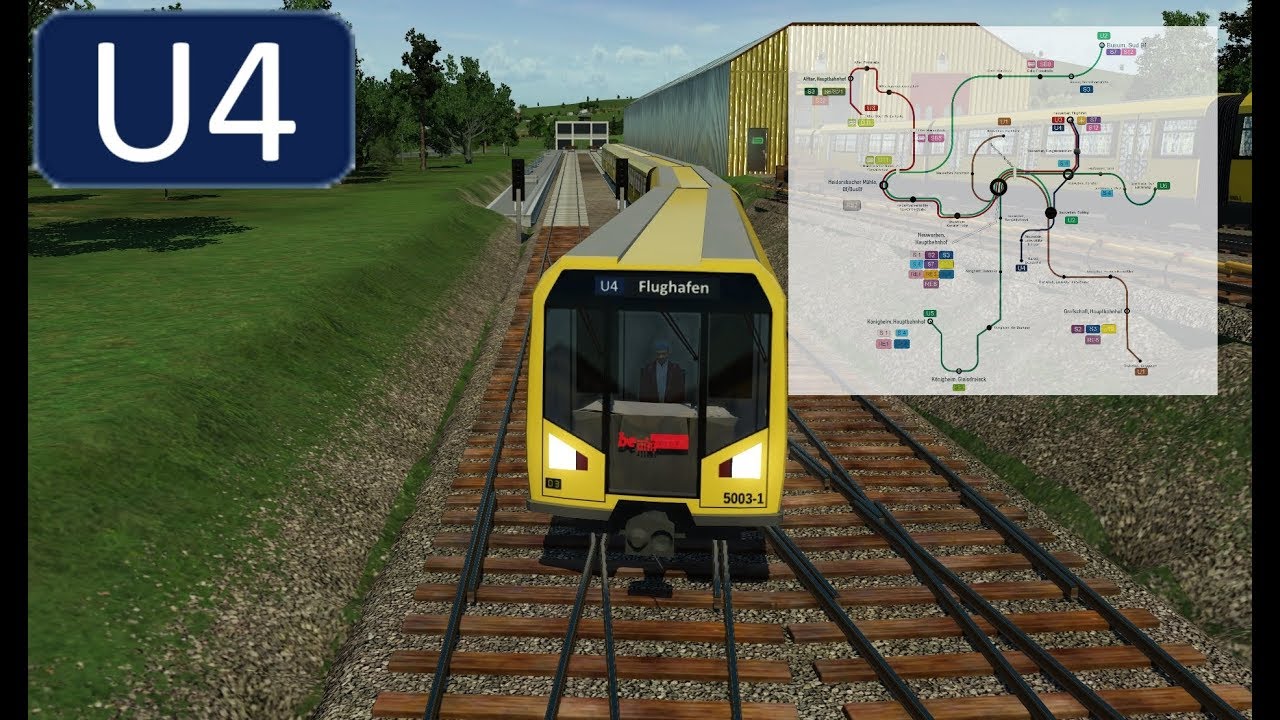 4K Transport Fever World - U4 Mitfahrt