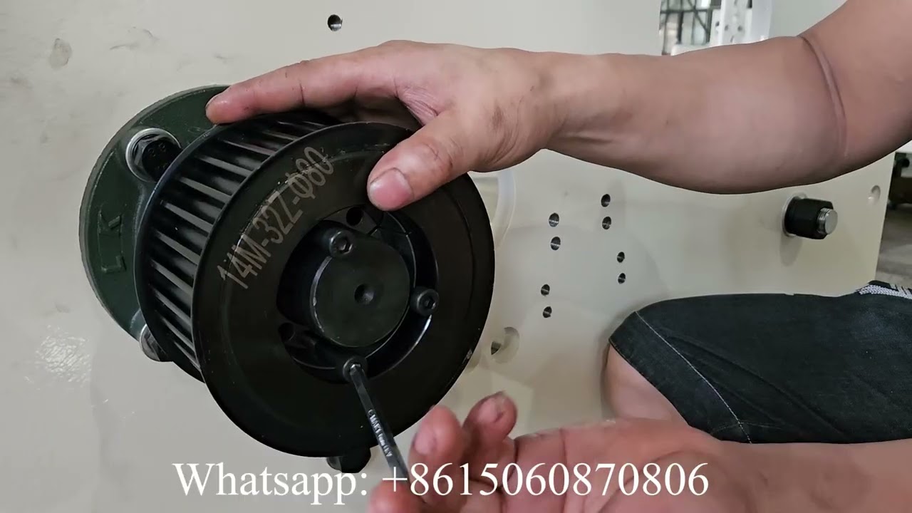 How to take out and install the Expansion wheel of toilet paper making machine