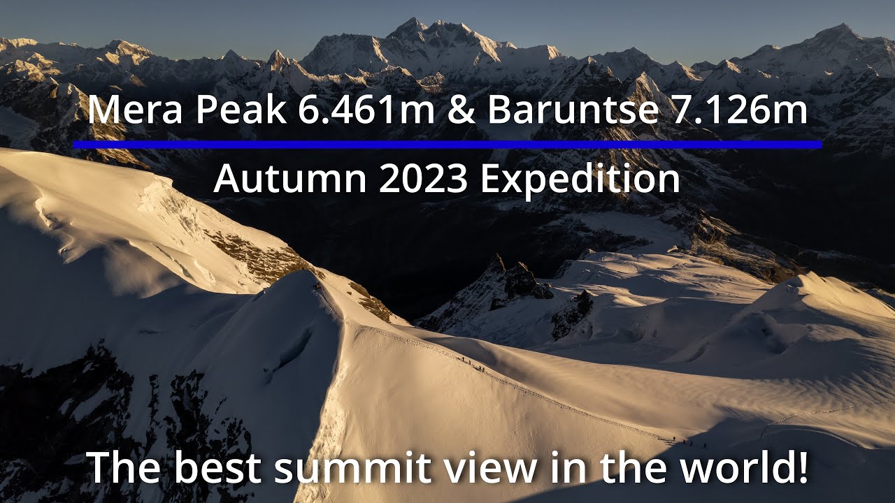 Mera Peak 6.461m and Baruntse 7.126m Expedition Autumn 2023