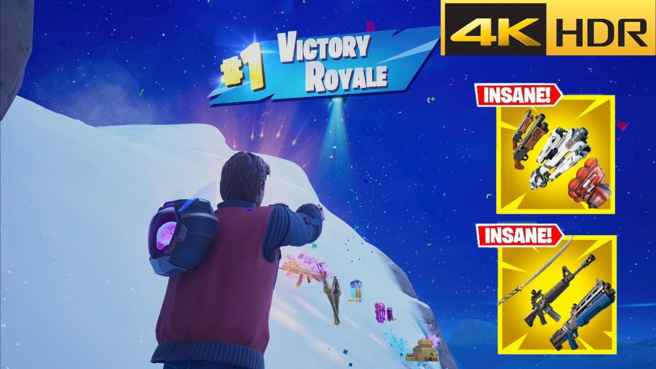 Fortnite Battle Royale ( Zero Build) 4k 60fps gameplay (Fortnite chapter 7 )