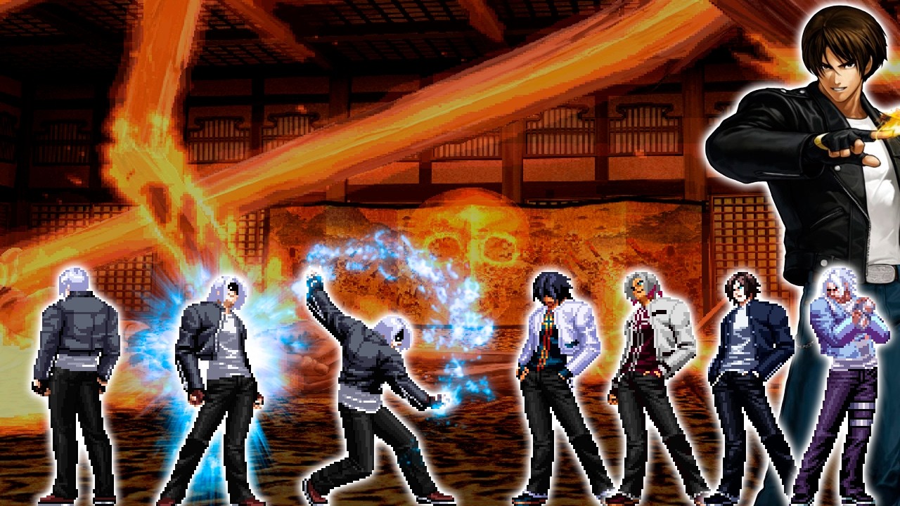KOF MUGEN Code 17 vs Kyo Kusanagi Team