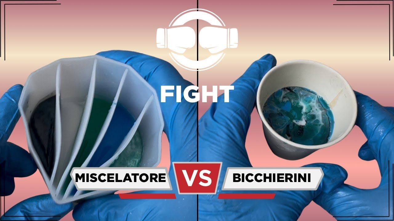 SFIDA RESINA! Miscelatore VS Bicchierini