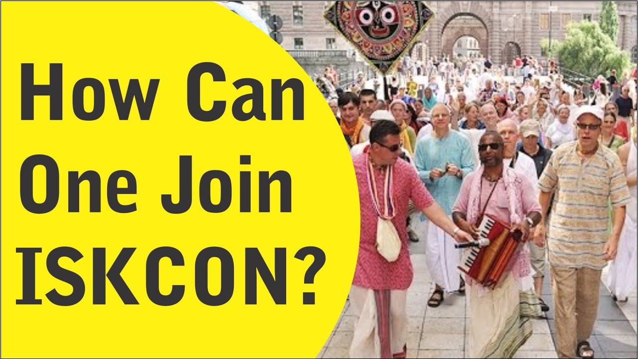How can one join ISKCON? by HH Bhakti Marg Swami