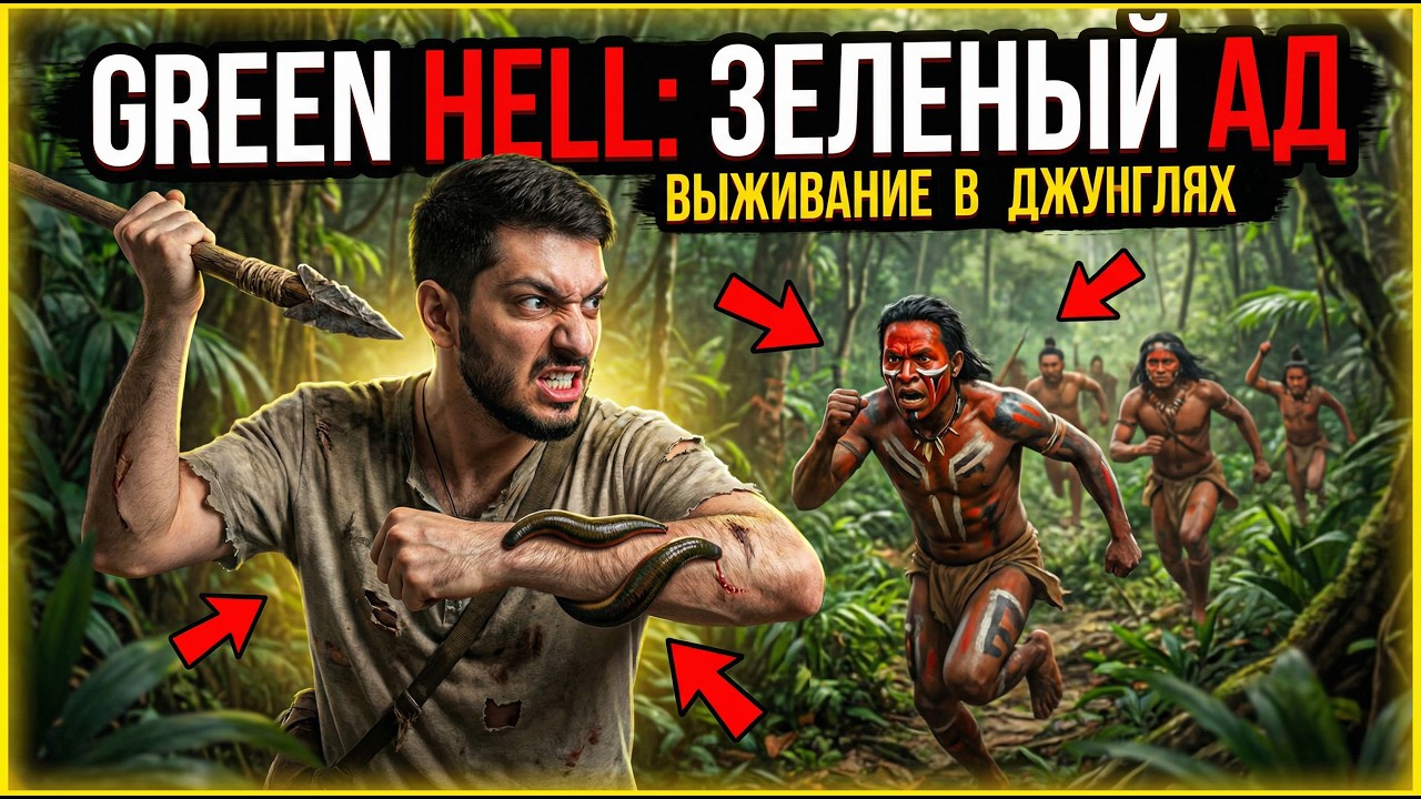 ЗЕЛЁНЫЙ АД ► Green Hell ► Первое прохождение ► Стрим #3