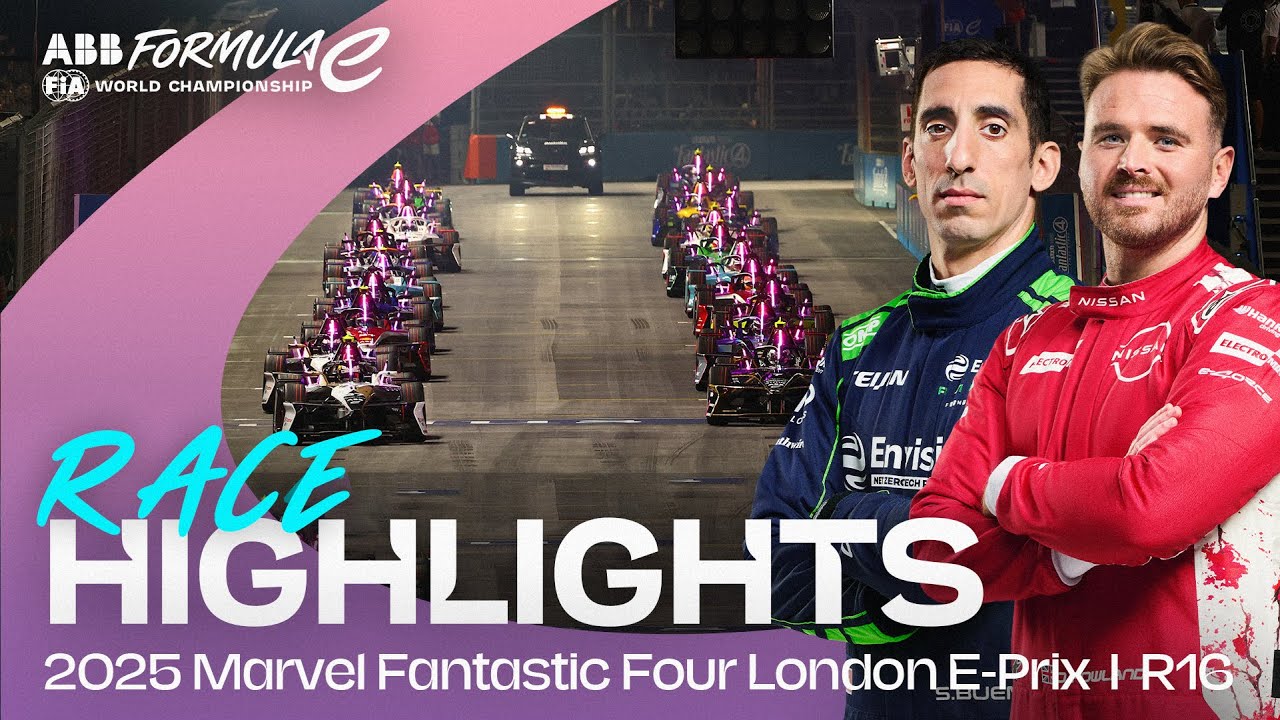 Our Season Finale in London! 🏆 | 2025 Marvel Fantastic Four London E-Prix R16 Highlights