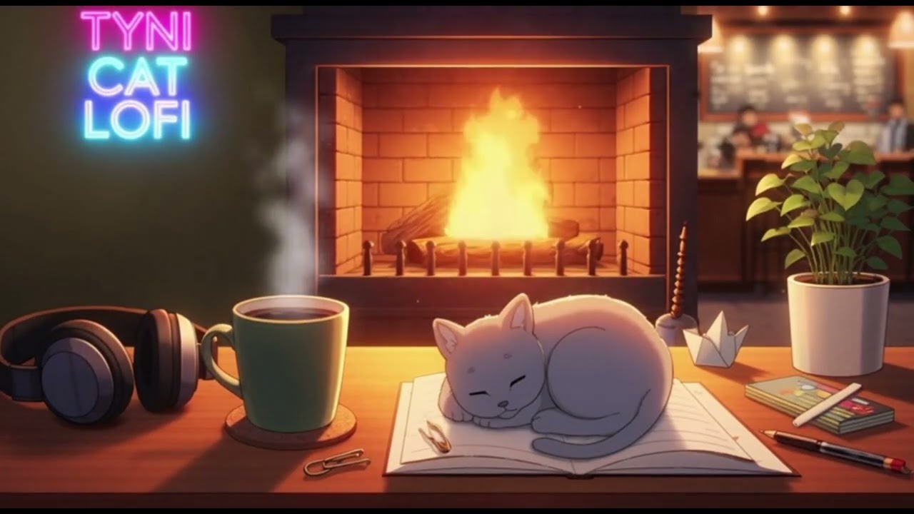 ＨＡＰＰＹ   ＨＯＬＩＤＡＹＳ ❄️ Holiday inspired Lo-fi | Study Music ❄️ Lofi study, Relaxing Music ＴＹＮＩ ＣＡＴ ＬＯＦＩ