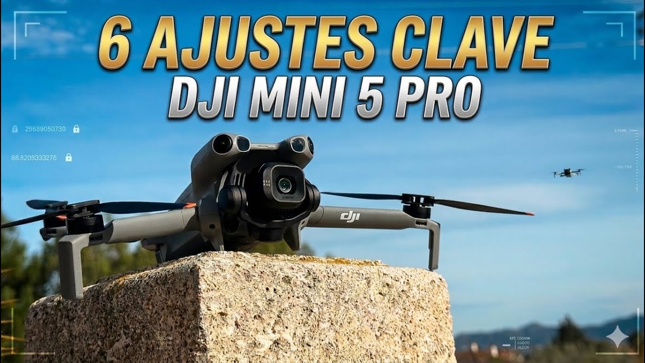 🚨 No vueles el DJI MINI 5 PRO hasta revisar estos ajustes #djimini5pro #dji 